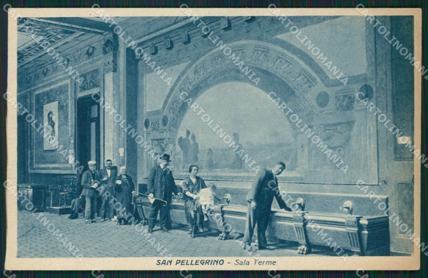 Bergamo San Pellegrino Sala Terme cartolina QT0687 – fronte