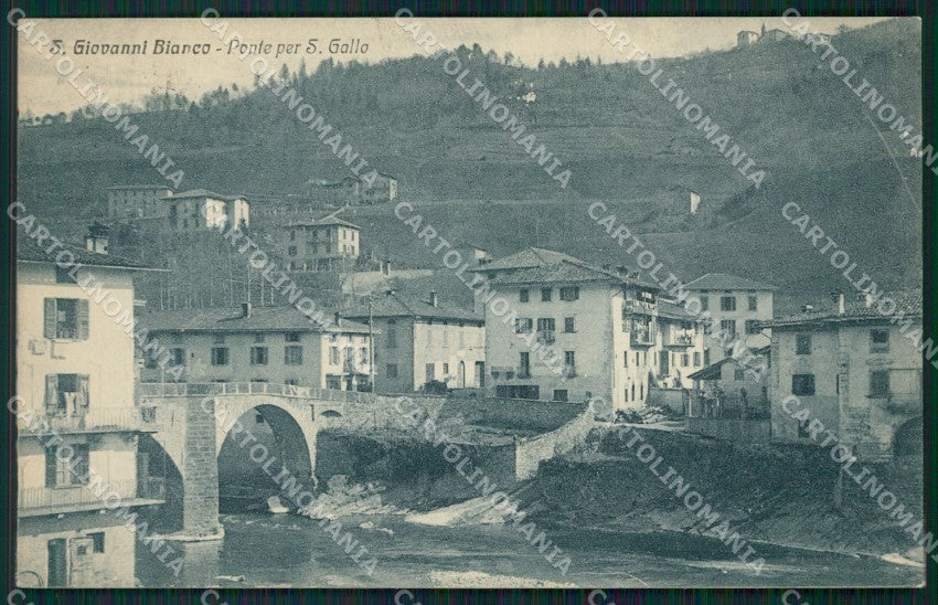 Bergamo San Giovanni Bianco cartolina QT0703 – fronte