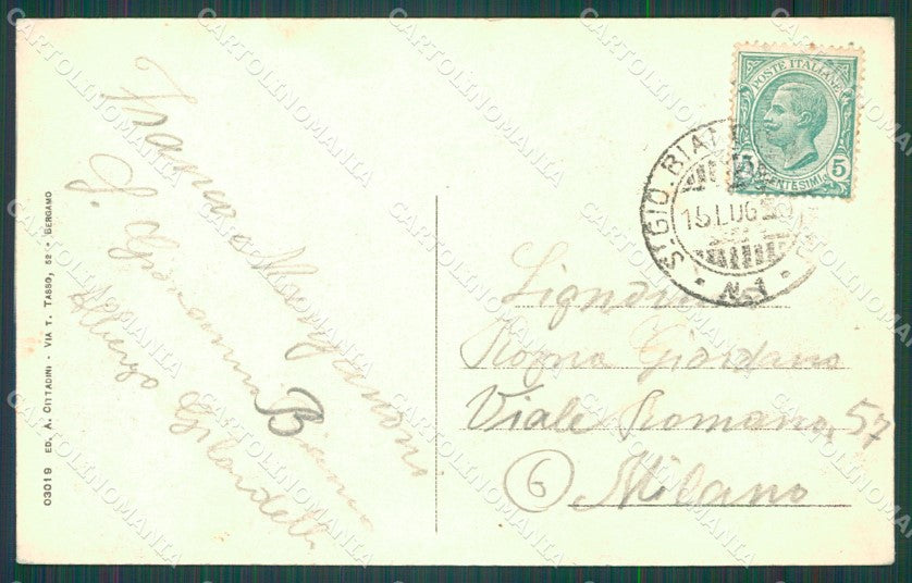 Bergamo San Giovanni Bianco cartolina QT0714 – retro