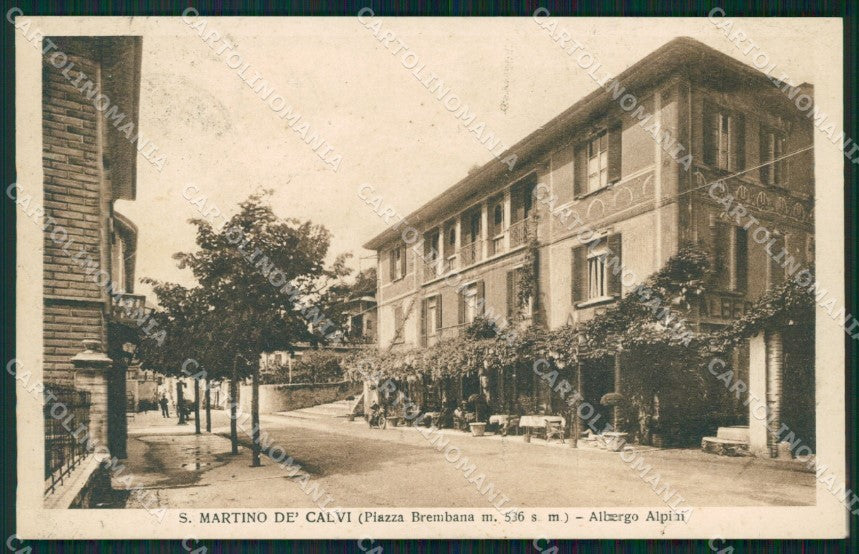 Bergamo San Martino Dè Calvi cartolina QT0716 – fronte