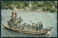 Bergamo San Pellegrino Barca cartolina QT0722 – fronte