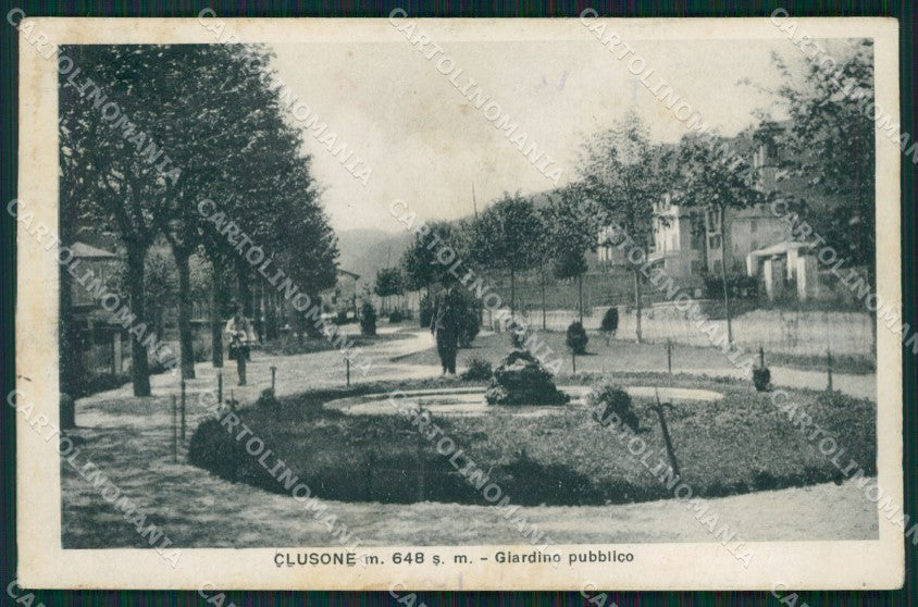 Bergamo Clusone TRACCE UMIDO cartolina QT0724 – fronte