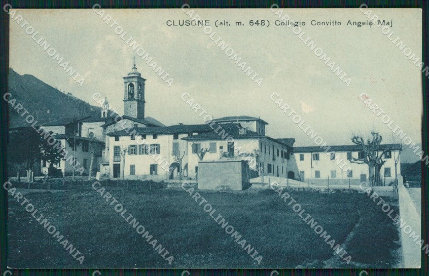Bergamo Clusone Collegio cartolina QT0729 – fronte