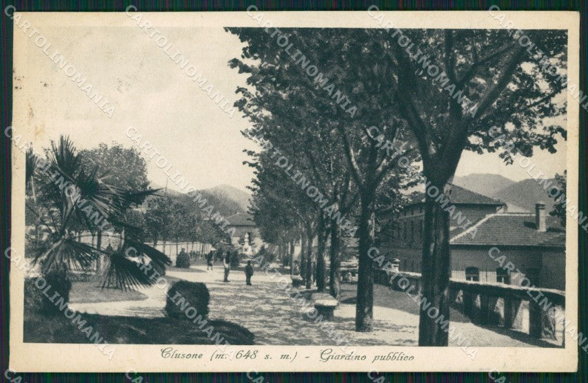 Bergamo Clusone cartolina QT0730 – fronte