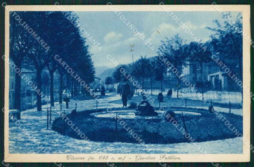 Bergamo Clusone cartolina QT0732 – fronte