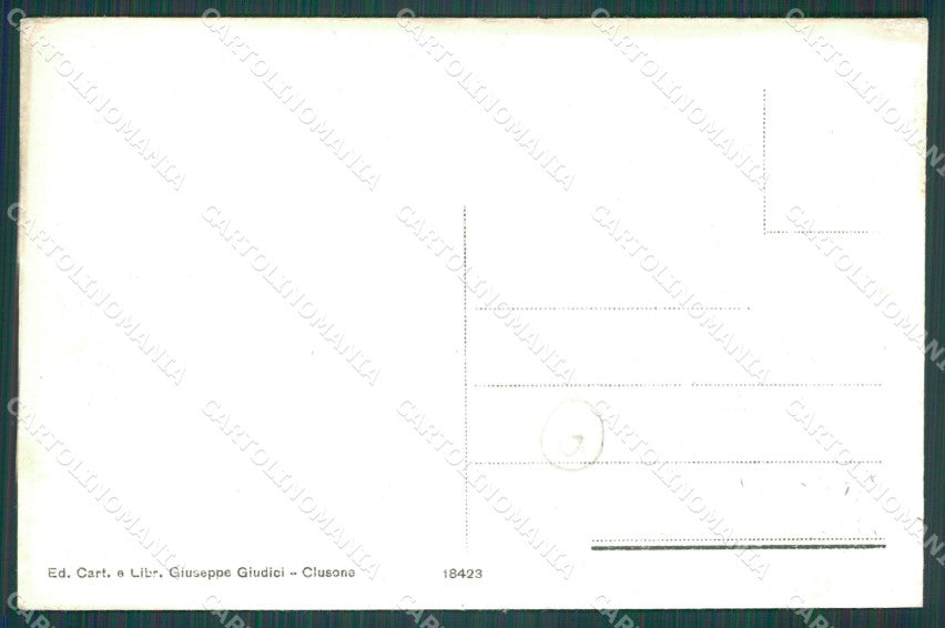 Bergamo Clusone cartolina QT0754 – retro