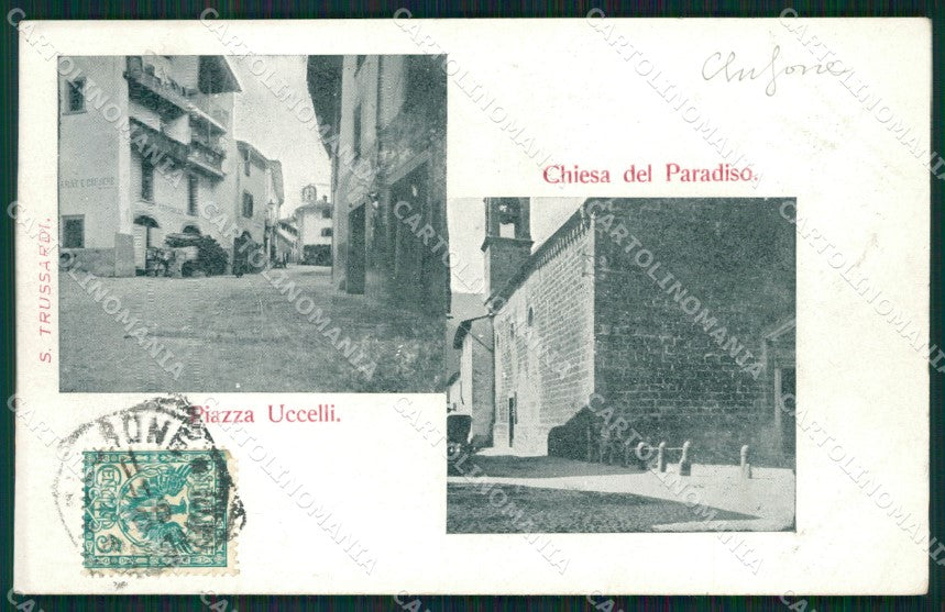 Bergamo Clusone cartolina QT0758 – fronte