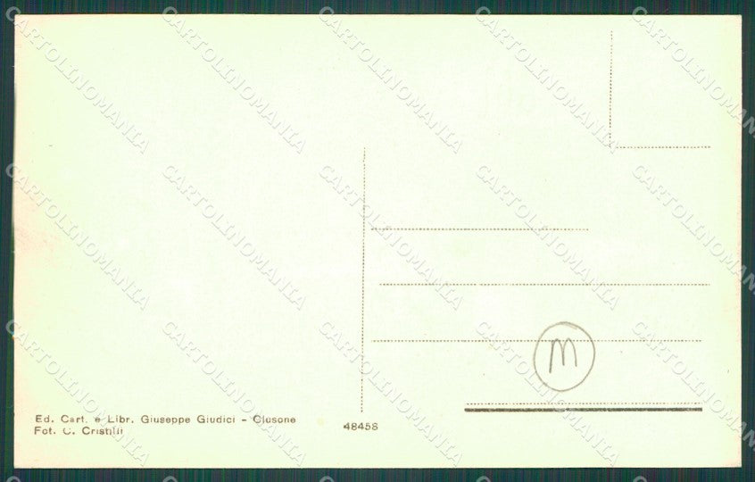 Bergamo Clusone Aratura cartolina QT0759 – retro