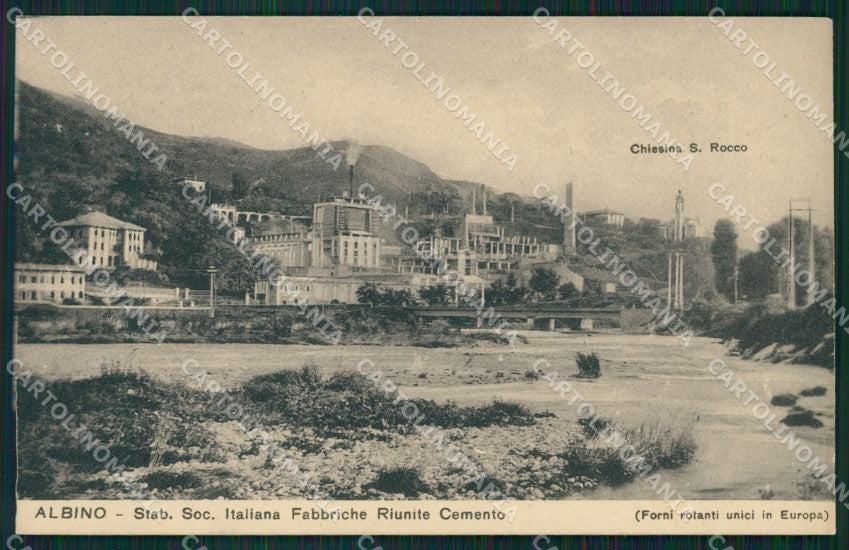 Bergamo Albino cartolina QT0763 – fronte