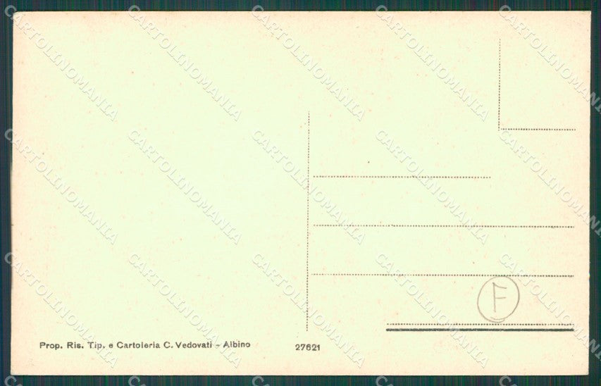 Bergamo Albino cartolina QT0763 – retro