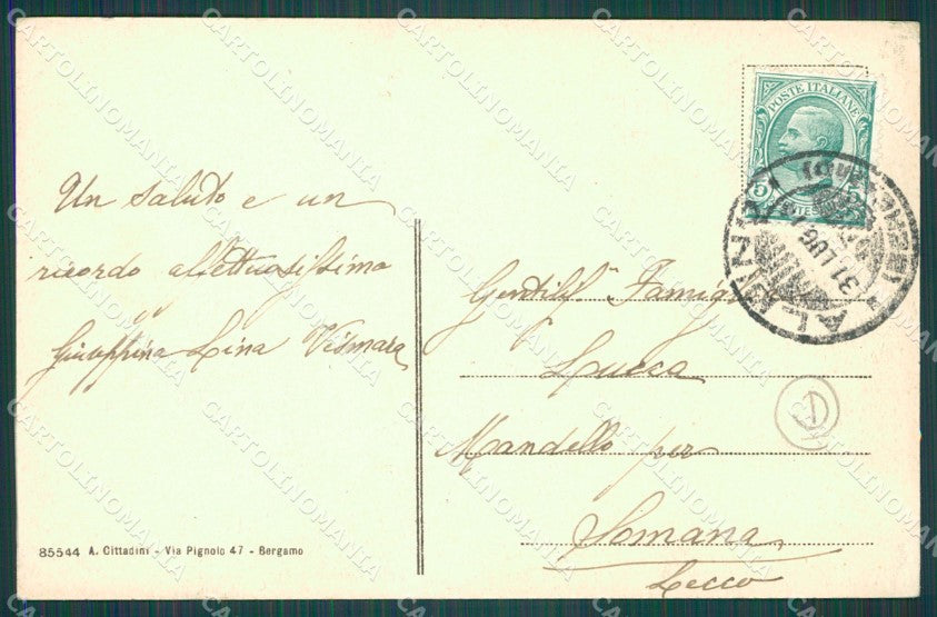 Bergamo Selvino cartolina QT0766 – retro