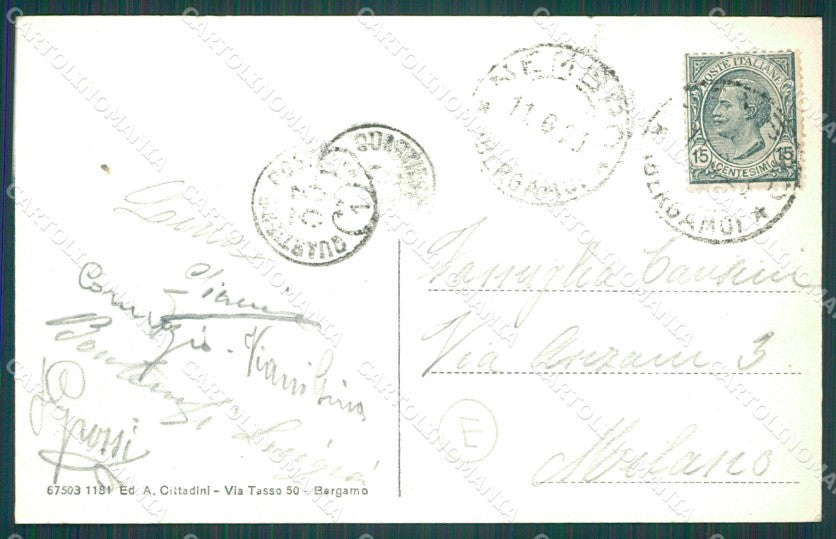 Bergamo Selvino cartolina QT0769 – retro
