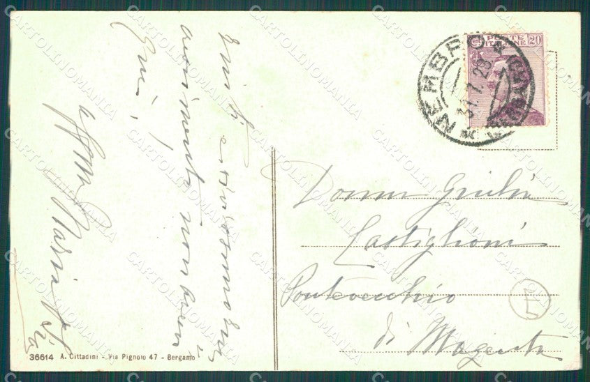 Bergamo Selvino cartolina QT0772 – retro