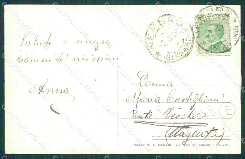 Bergamo Selvino cartolina QT0773 – retro