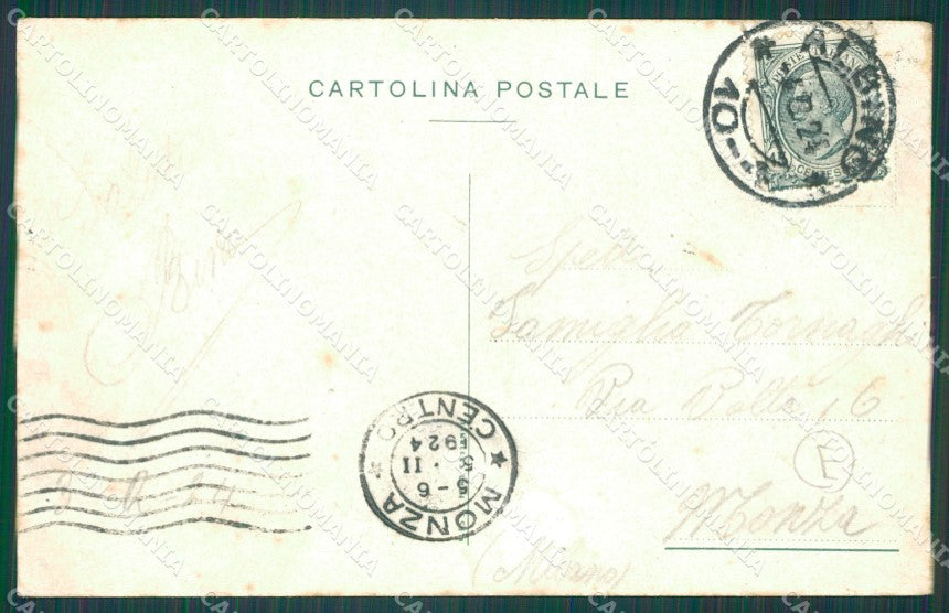 Bergamo Selvino Pubblicitaria cartolina QT0774 – retro