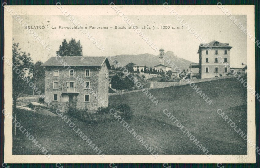 Bergamo Selvino cartolina QT0777 – fronte