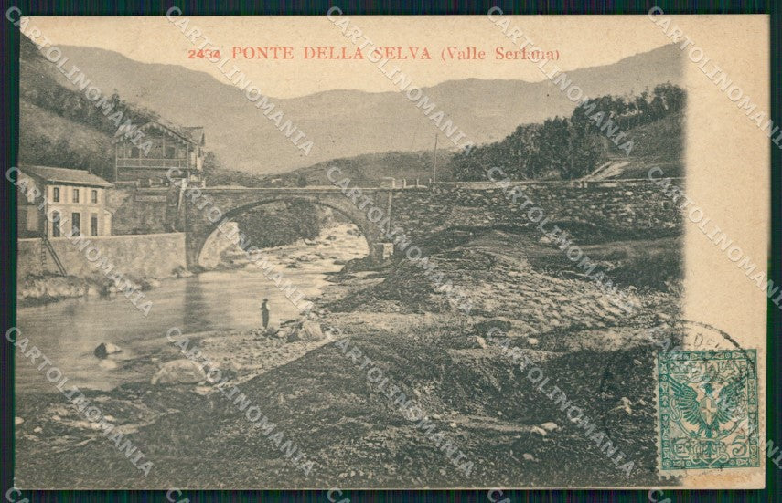 Bergamo Clusone Ponte della Selva cartolina QT0779 – fronte