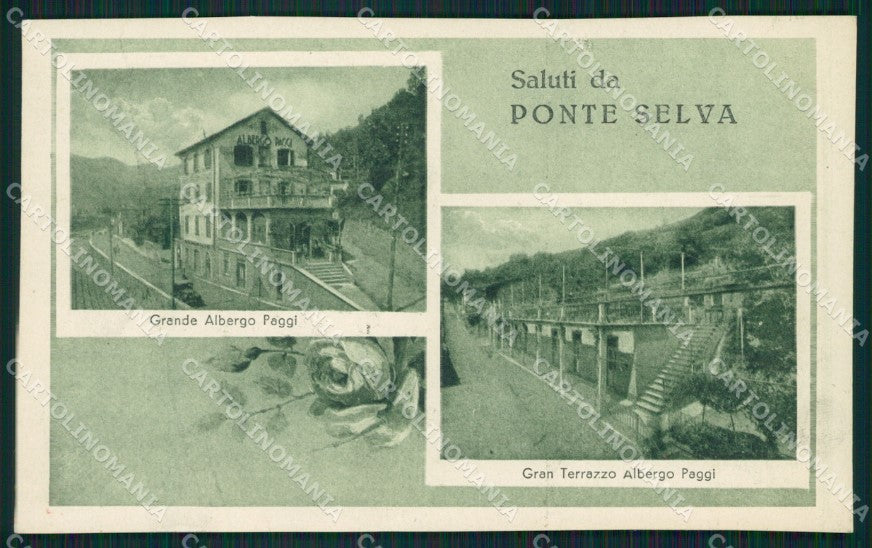 Bergamo Clusone Ponte della Selva Saluti da cartolina QT0791 – fronte