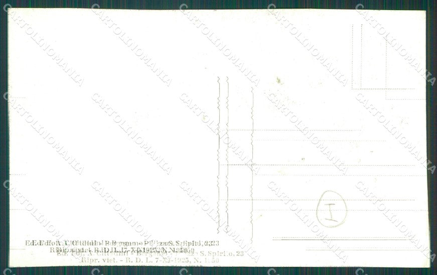 Bergamo Clusone Ponte della Selva Saluti da cartolina QT0791 – retro