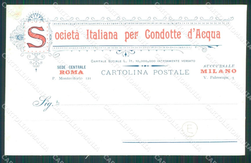Varese Somma Lombardo Canale Villoresi cartolina QT0797 – retro