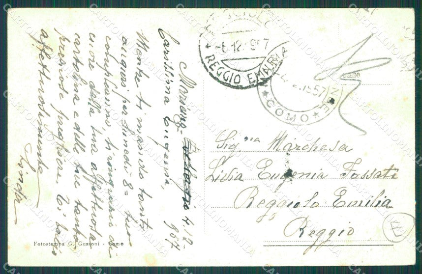 Como Mariano Comense cartolina QT0811 – retro