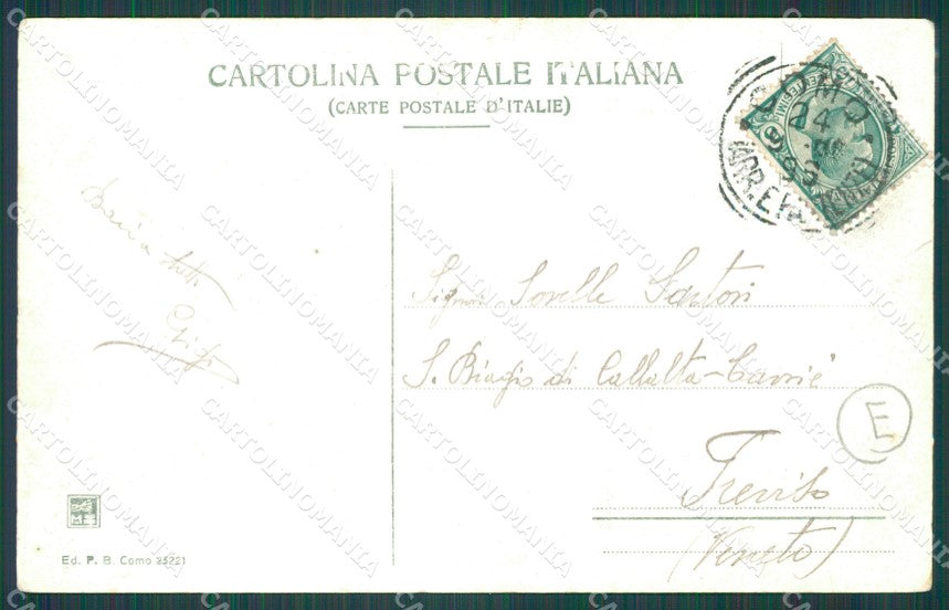 Como Brunate cartolina QT0813 – retro