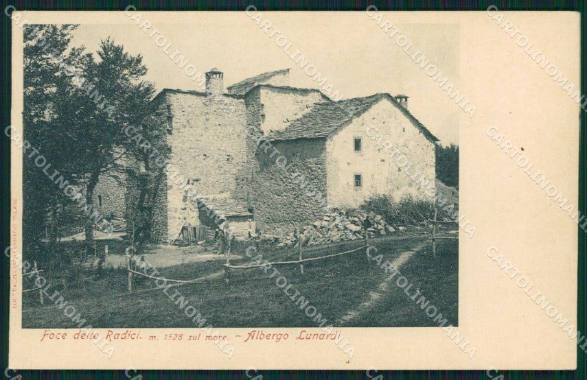 Lucca Castiglione di Garfagnana Foce delle Radici STRAPPINO cartolina QT0815 – fronte