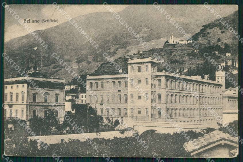 Lecco Bellano Setificio cartolina QT0823 – fronte
