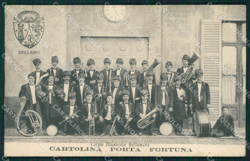 Lecco Bellano Corpo Musicale Bellanese cartolina QT0828 – fronte