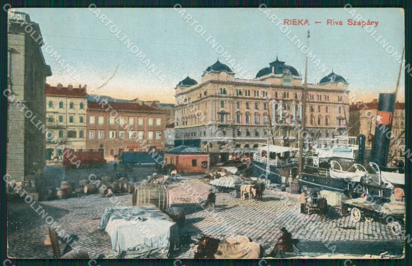 Croazia Rieka ABRASA cartolina QT0834 – fronte