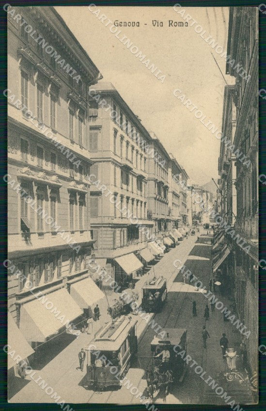 Genova Città Tram cartolina QT0840 – fronte