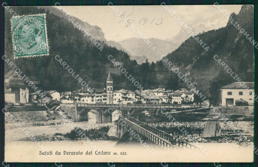 Belluno Perarolo di Cadore cartolina QT0850 – fronte