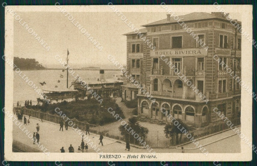 Croazia Parenzo Nave PIEGHINA cartolina QT0857 – fronte