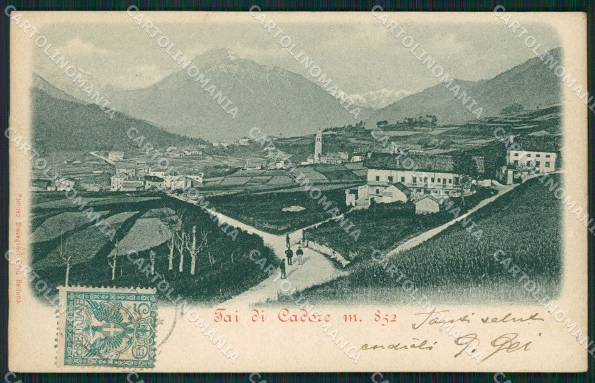 Belluno Tai di Cadore cartolina QT0867 – fronte