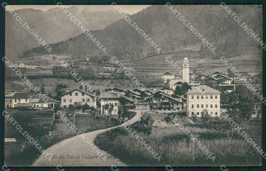 Belluno Tai di Cadore cartolina QT0868 – fronte