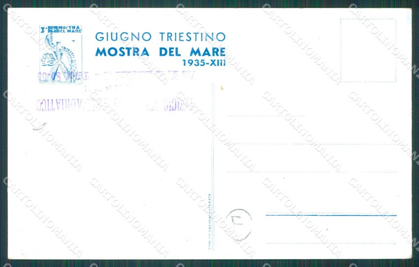Trieste Città Mostra del Mare Fuochi Artificio cartolina QT0875 – retro