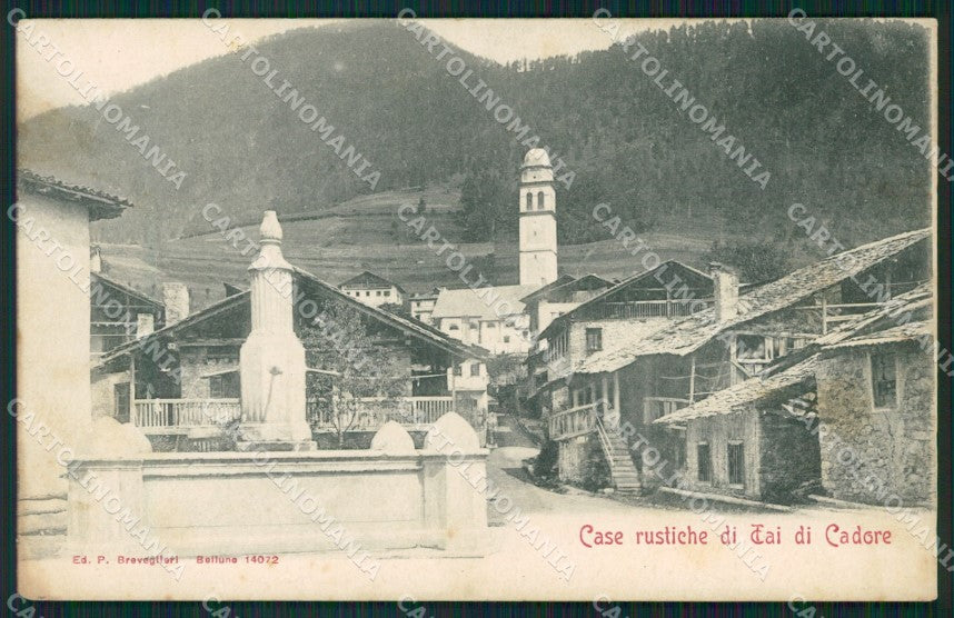 Belluno Tai di Cadore cartolina QT0884 – fronte