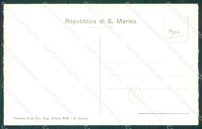 Rimini Repubblica di San Marino Capitani Reggenti cartolina QT0914 – retro