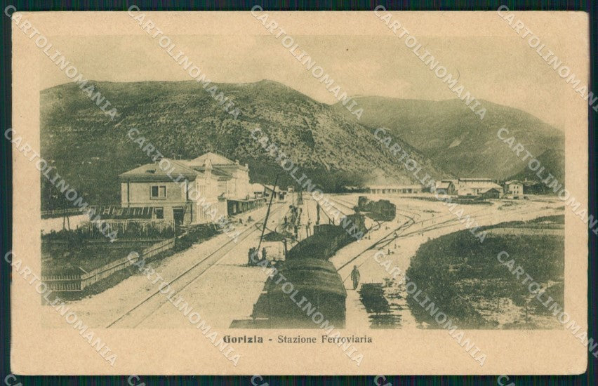 Gorizia Città Stazione Treno cartolina QT0926 – fronte