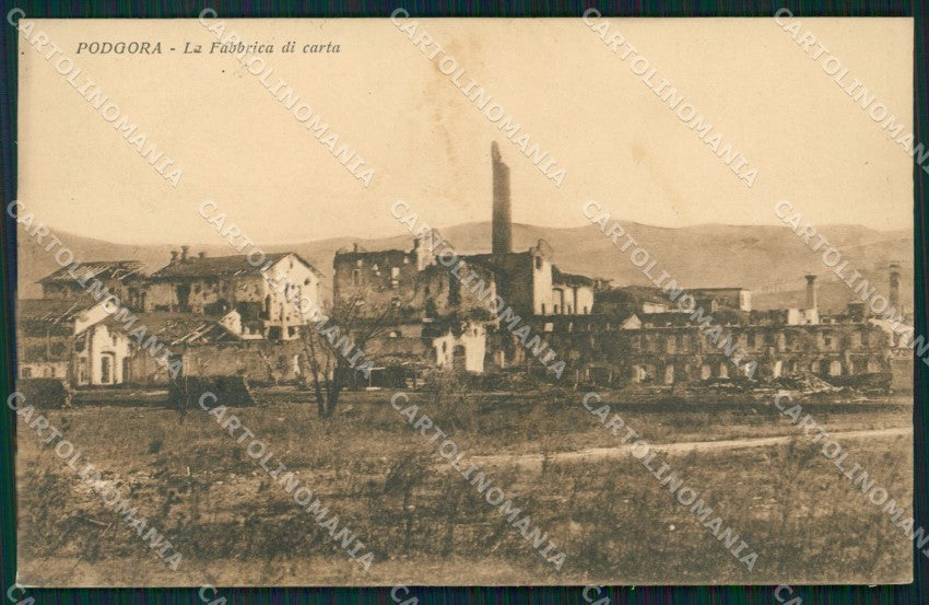Croazia Podgora Fabbrica di Carta cartolina QT0928 – fronte