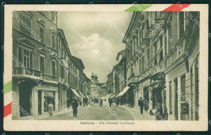 Gorizia Città PIEGHE cartolina QT0937 – fronte