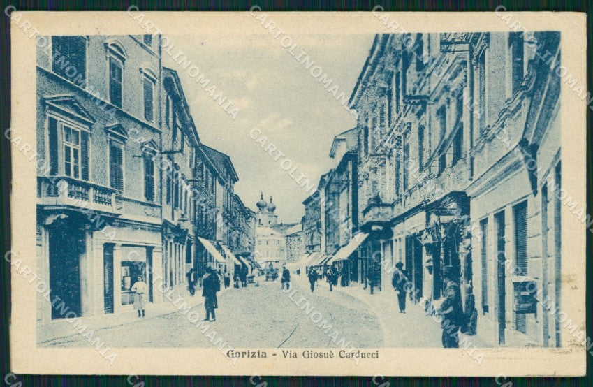 Gorizia Città PIEGHINA cartolina QT0939 – fronte
