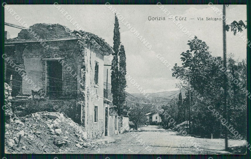 Gorizia Città Rovine Guerra cartolina QT0955 – fronte