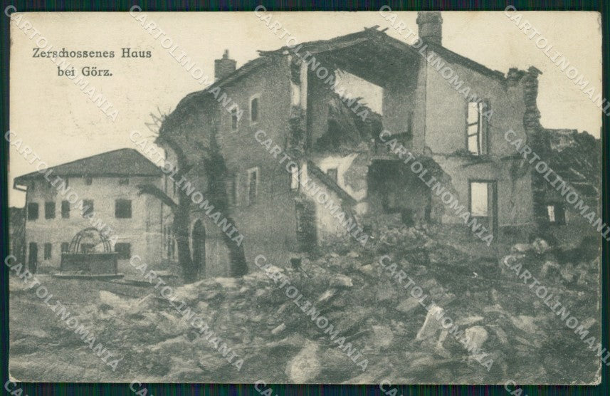 Gorizia Città Rovine Guerra cartolina QT0964 – fronte