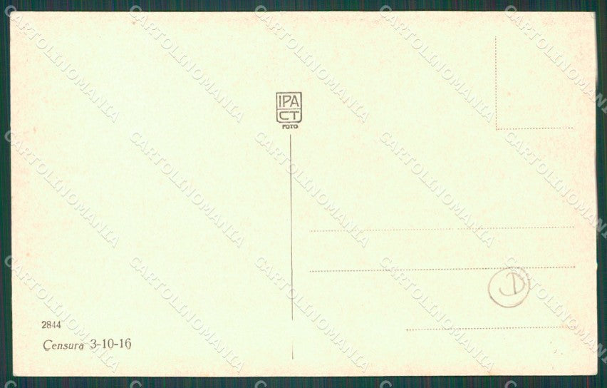 Gorizia Città Militari cartolina QT0980 – retro
