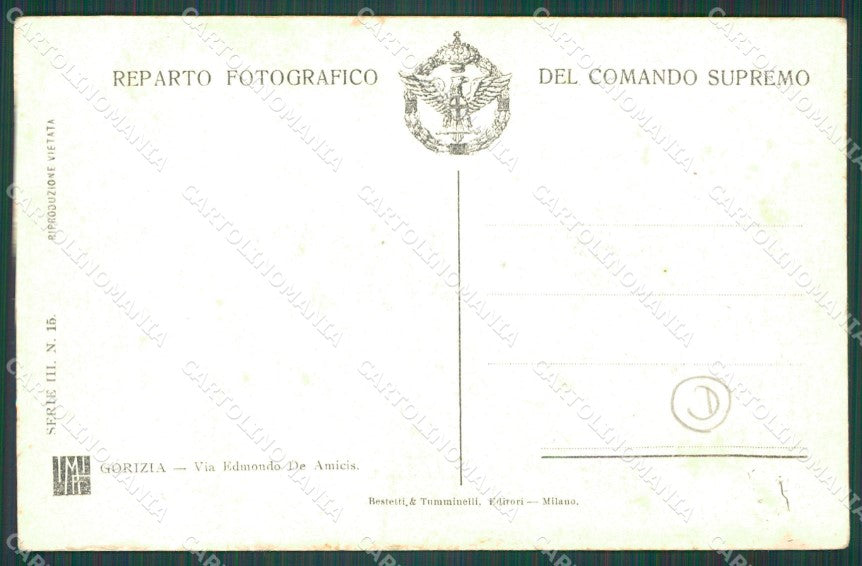 Gorizia Città cartolina QT0981 – retro