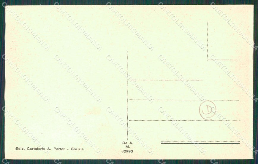 Gorizia Città cartolina QT0989 – retro
