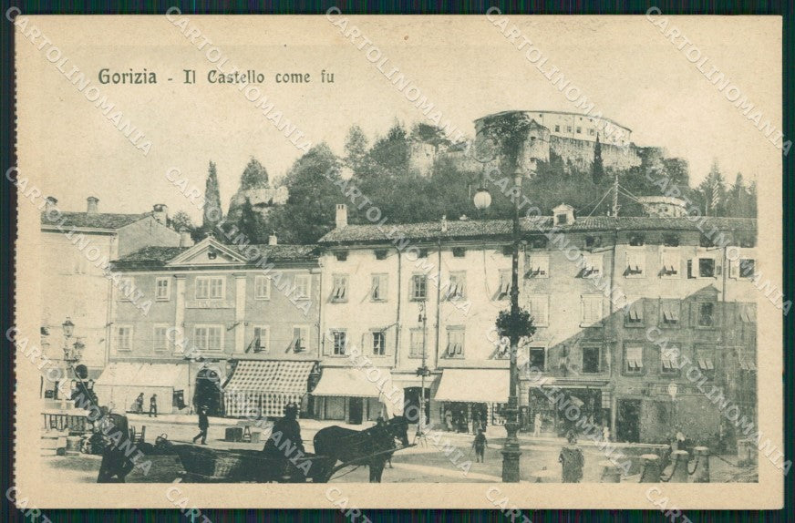 Gorizia Città Carretto cartolina QT0993 – fronte