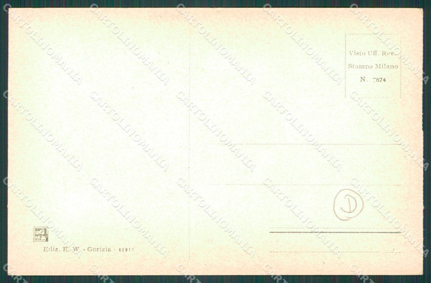 Gorizia Città Carretto cartolina QT0993 – retro