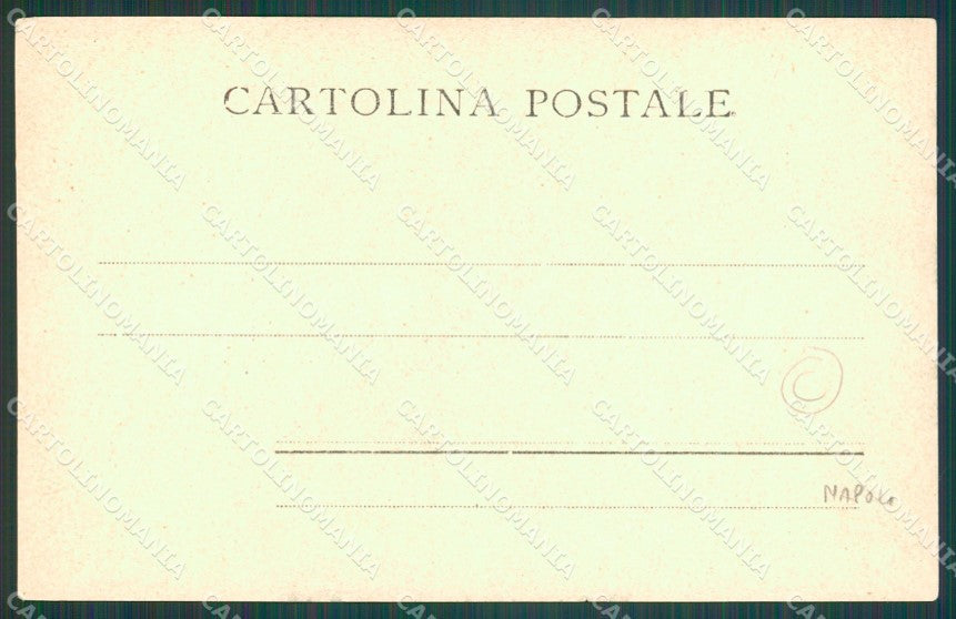 Napoli Città Asinaio Costumi cartolina QT1023 – retro